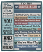 Personalize Name Blanket | To My Daughter-In-Law | Daughter-In-Heart Blanket
