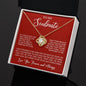 To My Soulmate | Love Knot Necklace | Gift For Soulmate/Her