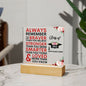 Class of 2023 Square Acrylic Plaque | Graduate Gift For Her