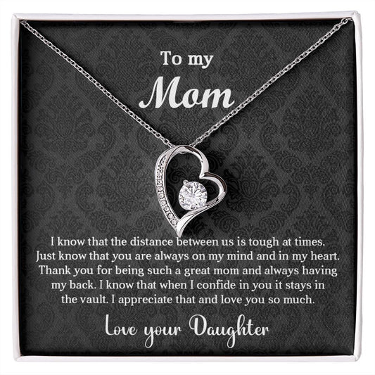 To My Mom | Forever Love Necklace | Gift For Mom From Daughter