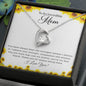 To An Incredible Mom | Forever Love Necklace | Gift For Mom