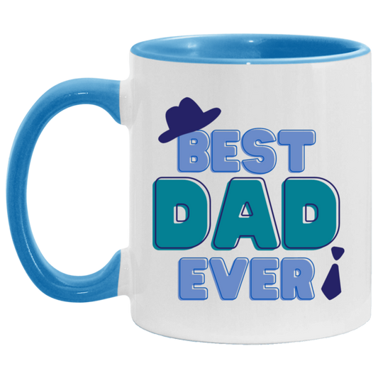 Best Dad Ever 11 oz. Accent Mug☕