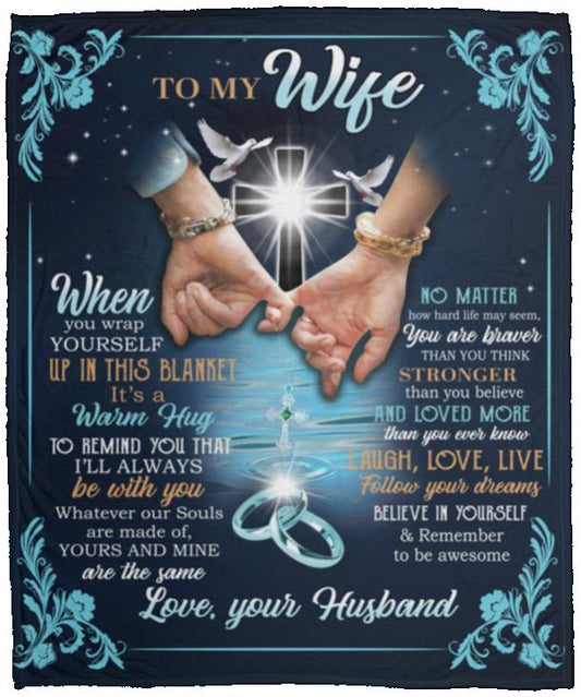 To My Wife Blanket | From Husband