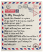 To My Daughter Blanket | From Dad