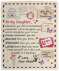 To My Daughter Blanket | From Mom