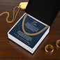 To My Son | Cuban Link Chain | Gift For Son