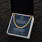 To My Son | Cuban Link Chain | Gift For Son