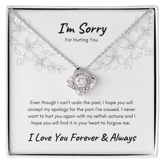 I'm Sorry | Love Knot Necklace