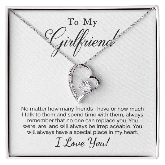 To My Girlfriend | Forever Love Necklace | Gift For Girlfriend
