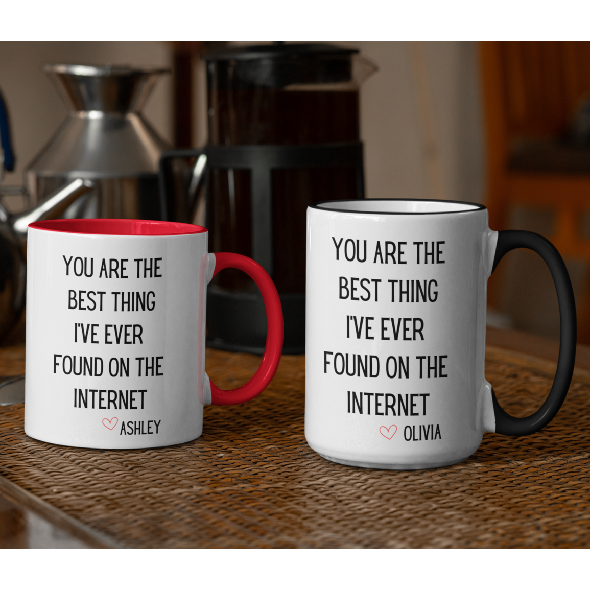 You Are The Best Thing I've Ever Found On The Internet Mug | Anniversary Gift | Valentine's Day Gift | Funny Couples Mug