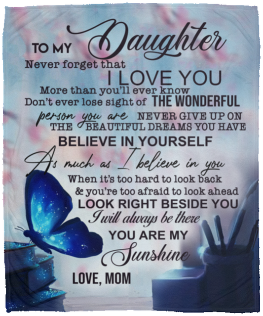To My Daughter Blanket | From Mom