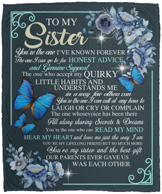 To My Sister Blanket