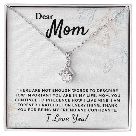 Dear Mom | Alluring Beauty necklace | Gift For Mom