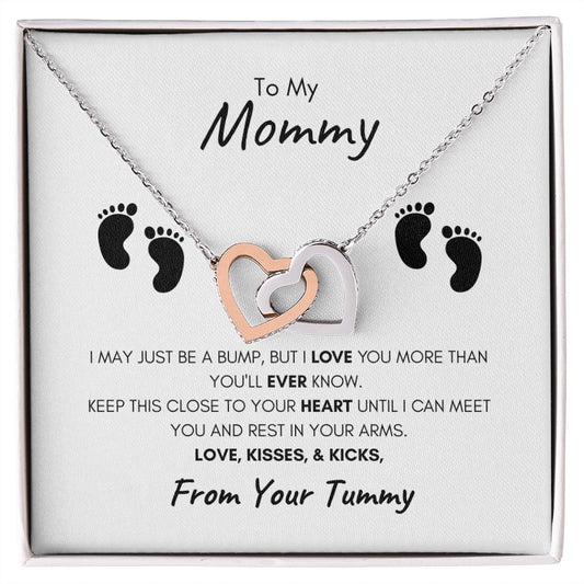To My Mommy | Interlocking Hearts Necklace | Gift For Mom